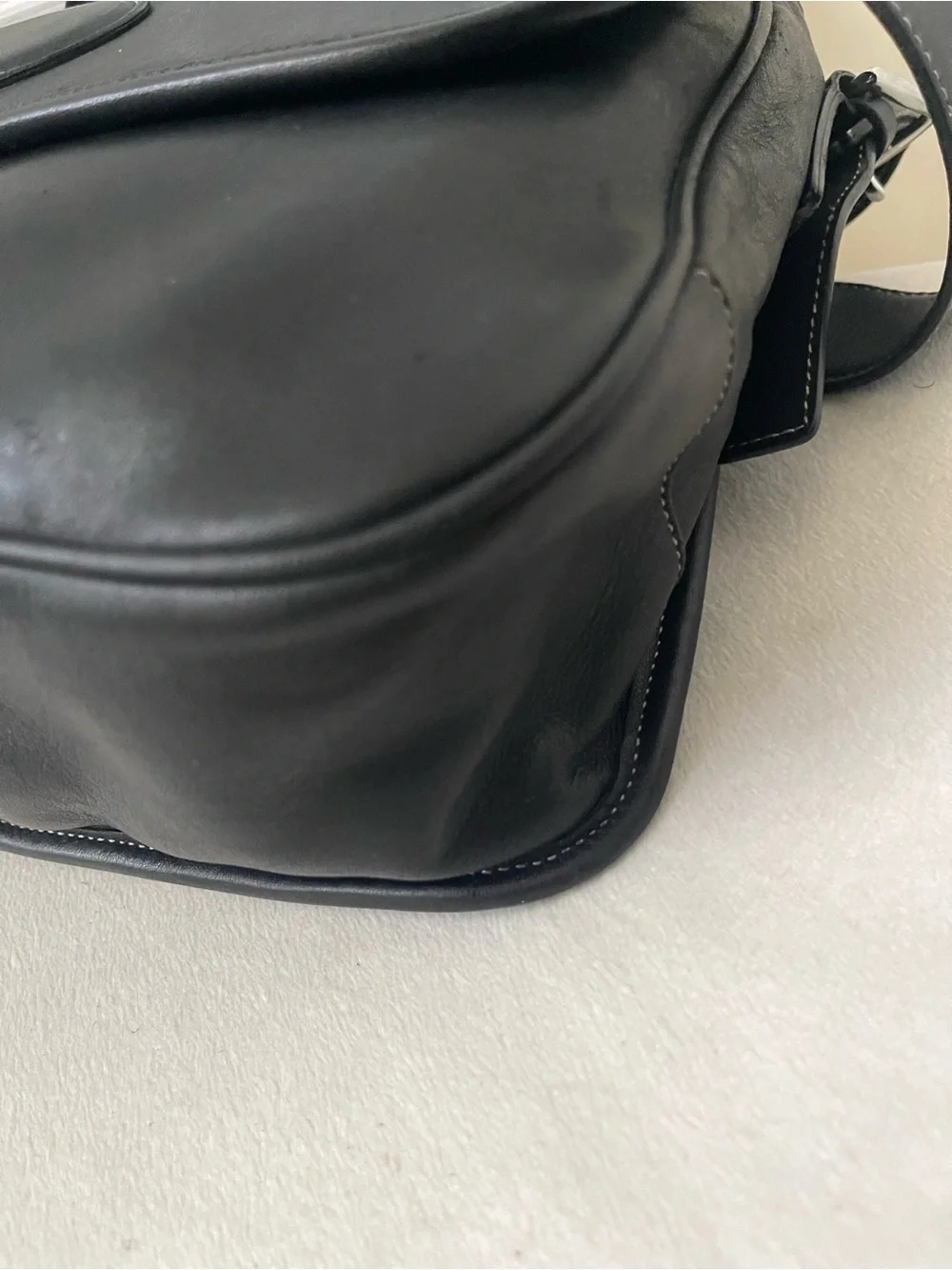 Coach sleek black